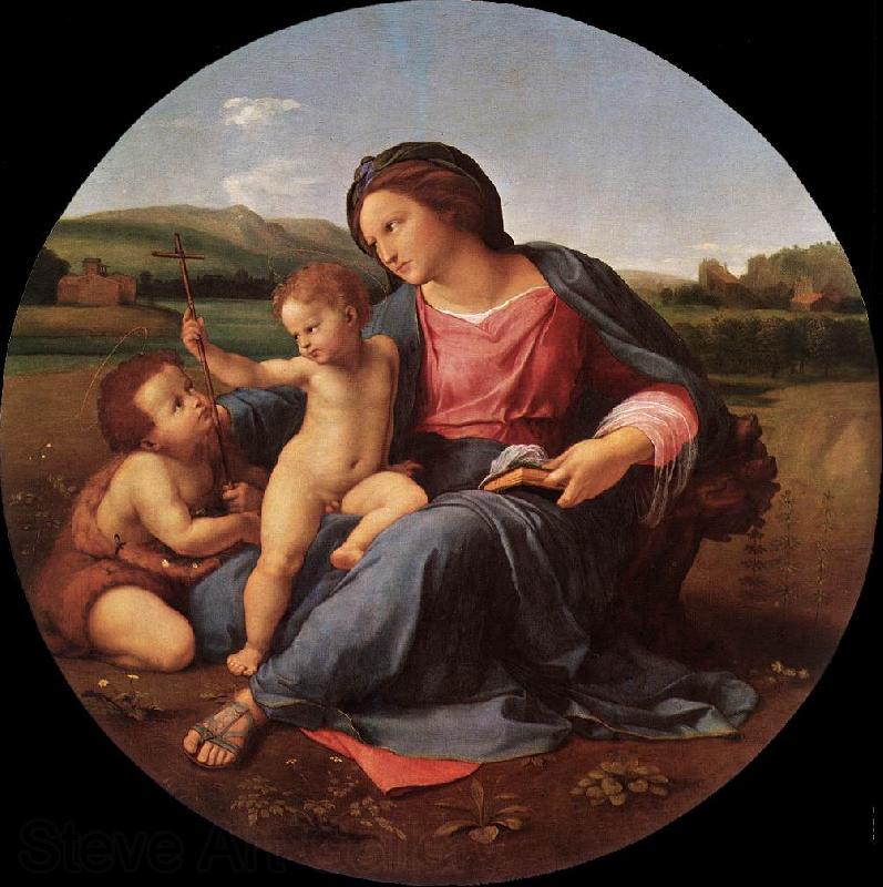 RAFFAELLO Sanzio The Alba Madonna